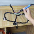 NEWACALOX Multi Soldering Helping Hand Tool Table Clip Third Hand Soldering Stand Welding PCB Holder Flexible Arm Soldering Tool. 