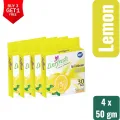 Ever Fresh (Buy 3 Get 1 FREE) Bathroom Air Freshener Block Lemon 50 gm x 4. 