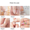 Double Side Nail Glue Sticker Adhesive Tabs for Fake Nails Supre Sticky Waterproof Breathable Nail Jelly Glue. 