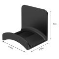 Universal Headphone Stand Adhensive Plastic Wall Mount Hanger Under Desk Headset Rack Holder Support for Gaming Earphone Bracket.
