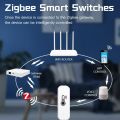 Tuya Zigbee/wifi Temperature Humidity Sensor Smart Home Device Compatible with  Home Alexa for Environmental Monitoring. 
