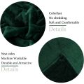 Christmas Green Large Fleece Throw Blanket for Couch Sofa Super Soft and Warm Blankets Forest Green Throw All Season Use Cozy. 