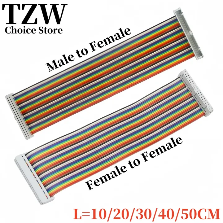 Raspberry Pi 40 Pin GPIO Cable Male to Femal Or Female to Female ...