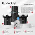 YSKE Bowens Mount Optical Conical Spotlight Kit, 30 Gobo Pattern Inserts, for Photography Enthusiasts & Studio Use, 19° or 36° O.