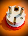 Power-Plug Adopter (2pin to 3pin) Power plug Converter Socket 10A 220-240V. 
