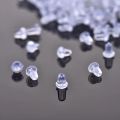 100pcs/lot Plastic ear plugs Earring Back Diy Jewelry Accessories Plastic Ear Plugging/Blocked Ear Stud Earring Stopper Findings. 