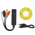USB Video Capture Card AV Simulation VHS Old-Fashioned Video Recording Tape Set-Top Box DVD Guide Computer 1-Way Video Capture. 