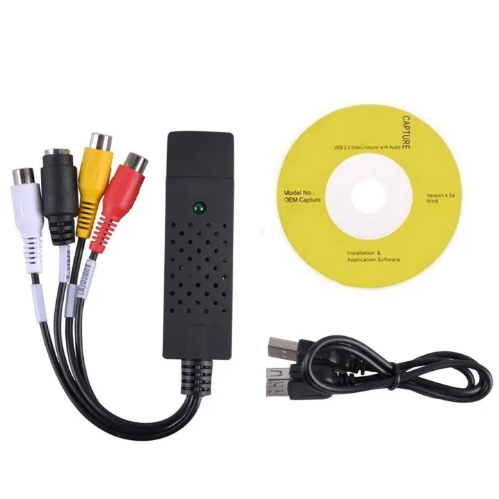 USB%20Video%20Capture%20Card%20AV%20Simulation%20VHS%20Old-Fashioned%20Video%20Recording%20Tape%20Set-Top%20Box%20DVD%20Guide%20Computer%201-Way%20Video%20Capture%20-%20Image%204