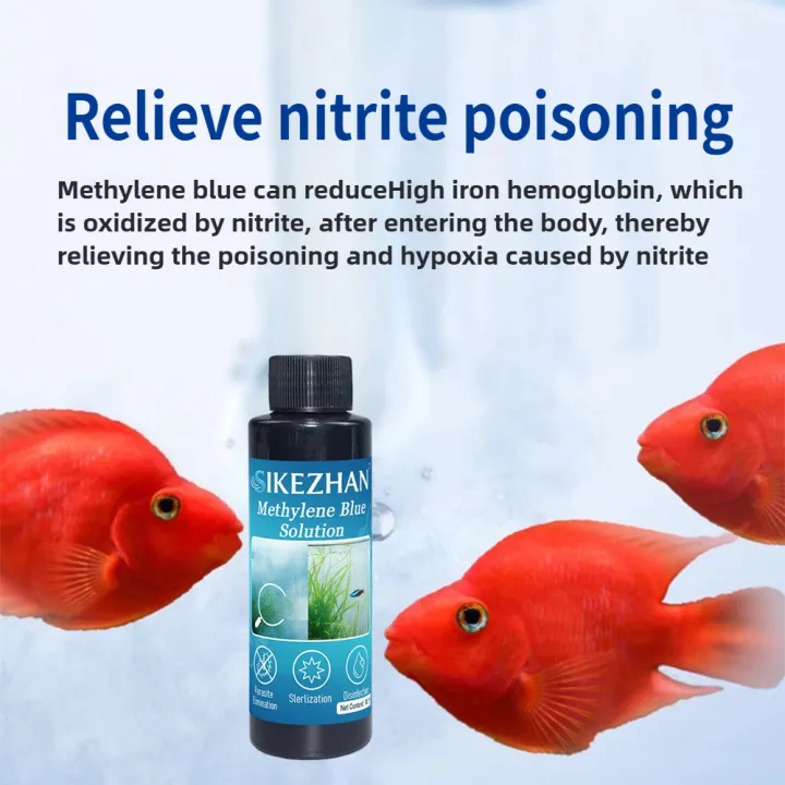 101ml Methylene Blue Solution Ornamental Fish for Aquarium Removal of ...