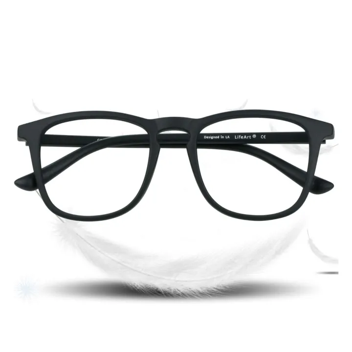 Matte%20Black%20Square%20Light%20weight%20Glasses%20for%20Men%20And%20Women%20-%20Image%203