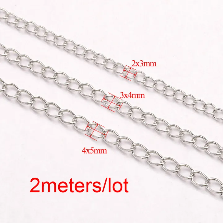 2meters%202/3/4mm%20Stainless%20Steel%20Extension%20Chain%20for%20Bracelet%20DIY%20Jewelry%20Making%20Accessories%20-%20Image%205