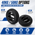 Grip Strength Ring 40kg 50kg Hand Exerciser Forearm Trainer Anti Slip Finger Workout Grip Trainer for Fitness Home Gym Trainings.
