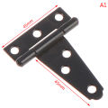 Black Paint T Shape Triangle Hinge Cabinet Shed Wooden Door Gate Hinges Hardware.