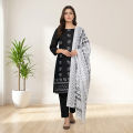 Cotton Unstitched 3pc Suit for Women All Season High Quality Cotton Exclusive  Skin Print Fashionable Stylish Comfortable Available in Multiple Colors. 