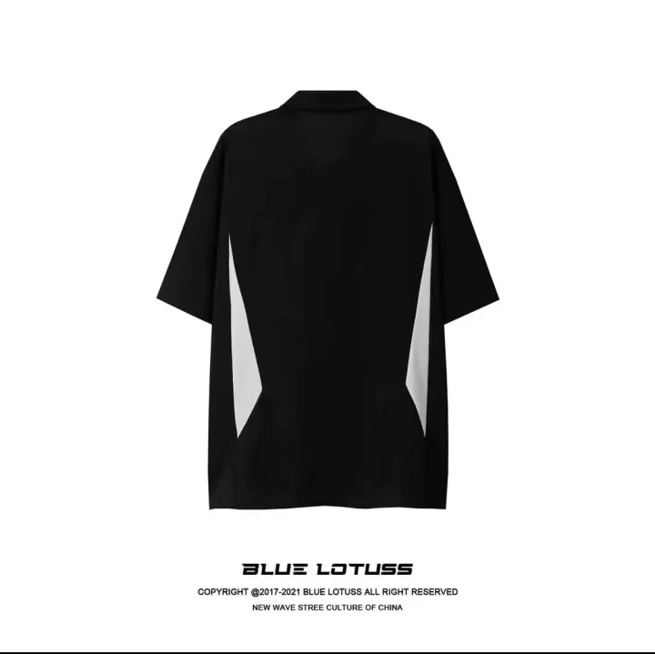 Polo%20shirt%20set%20+%20Korean-style%20fashion%20men's%20shorts%20-%20Image%205