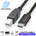 USB Type C to USB Type B 2.0 Cable for New MacBook Pro HP Canon Brother Epson Dell Samsung Printer Type C Printer Scanner Cables. 