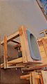 Solid Wood washroom stool for pashant,s Washroom Stool Naram Seet k sath...Solid Wood Toilet Seat Mobile Toilet Adult Household Portable Toilet Stool Chair Toilet Stool Disability Elderly Commode Chair. 