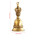 Retro Copper Bell Wind Chimes Brass Crafts Die-casting Falling Wind Chimes Tibetan Bronze Bell Ideas Copper Bell Pendant. 