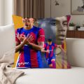 Football Star L-lamine Y-yamal Pillow Case Suitable For Bedrooms Living Rooms Cars Home Decoration. 