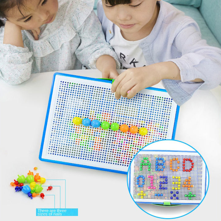 296pcs%20Mushroom%20Nail%203D%20Puzzle%20Blocks%20Kids%20Montessori%20Games%20Color%20Cognition%20Intellectual%20Educational%20Toys%20for%20Children%20Gifts%20-%20Image%206