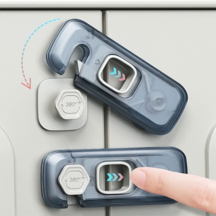 1/3/5Pcs Child Cabinet Safety Lock Home Refrigerator Lock Fridge Freezer Door Catch Lock Toddler Kids For Baby Safety Child Lock