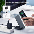 30W Wireless Charger Stand Pad for iPhone 15 14 13 12 11 Pro Samsung Xiaomi Phone Chargers Induction Fast Charging Dock Station. 