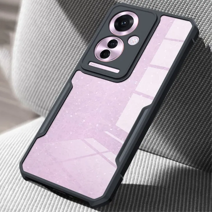 Oppo%20Reno%2011%20f%205G%20Protective%20Black%20Border%20Crystal%20Clear%20Xundd%20Mobile%20Back%20Case%20Cover%20-%20Image%202