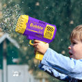 40 hole handheld light bubble  electric children's bubble outdoor bubble machine toy without battery and bubble water. 
