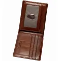Cow Leather Men Wallets with Coin Pocket Vintage Male Purse RFID Blocking Genuine Leather Men Wallet with Card Holders. 