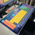 Gaming Large Mousepad Periodic Table of Chemical Elem Mouse Pad Xxl Anti-slip Mousemat PC Extended Mat Gaming Keyboard Desk Pad. 