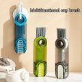 1 PCs multi-function Cup Brush 3 in one cup lid milk cleaning machine Cup Water Bottle Cup brush gap nipple cap brush cleaning. 