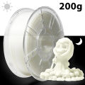 1.75mm 200g 1Kg 3D Printer PLA Glow In The Dark White Printer Filament 3D Printing Luminous White Material.