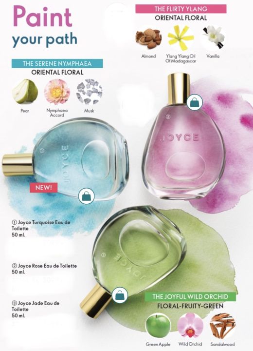 Fragrance Joyce Eau De Toilettes Bundle of 3