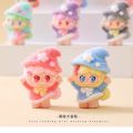 kawaii Star Hat Flocking blind box Cute Mini Doll ornaments resin crafts high-end niche desk decorations For  . 