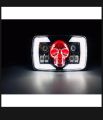 Transform Your Ride with a Unique Skull Design LED Headlight Beam  
   Perfectly Designed for 70cc and 125cc Motorcycles  
   Seamless Original Fitting for Easy Installation  
   Illuminate the Night with Style and Attitude  
   Upgrade Your Bike’s Look a. 