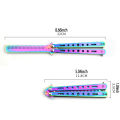 1PCS Foldable Comb Stainless Steel Butterfly Knife Comb Beard Moustache Brushe Salon Hairdressing Styling Tool. 