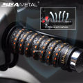SEAMETAL Motorcycle Handlebar Tape Road Bike Bar Tape Breathable Anti Scratch Tape Anti-Vibration Tape Durable Protection Straps.