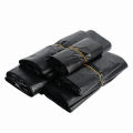 100Pcs Thickened Black Vest Plastic Bag Takeaway Shopping with Handle Bag Kitchen Living Room Garbage Clean Storage Bag.