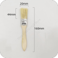 5Pcs Excellent Quality Paint Brush Wooden Handle BBQ Brush 1-6 Inch Artist Painting Brushes for Wall and Furniture Paint Brush.