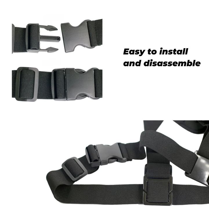 360%C2%B0%20Shoulder%20Strap%20Mount%20Chest%20Harness%20Adapter%20For%20%20Hero%2013%2012%2011%2010%209%208%207%206%205%204%203+%203%20Black%20Edition%20%20Yi%20-%20Image%204