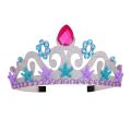 Princess Girls Sea Theme Party Mermaid Purple Crown Cute Girls Purple Headband with Crystal Ariel Cosplay Accessories Headwear. 