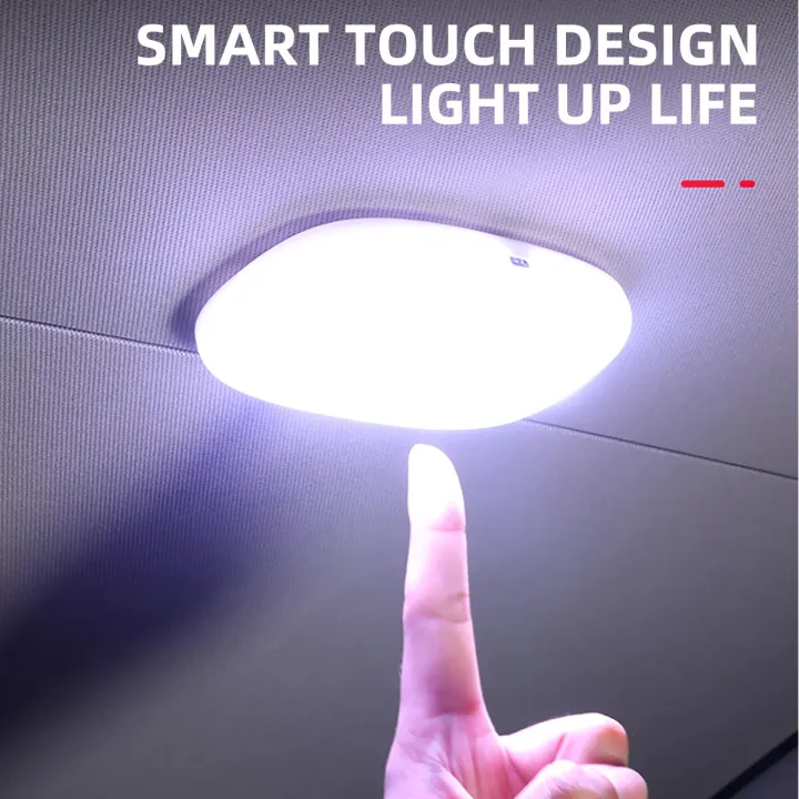 1PCS%20LED%20Touch%20Light%20Mini%20Wireless%20RGB%20Atmosphere%20Light%20USB%20Charging%20Auto%20Roof%20Ceiling%20Reading%20Lamp%20Car%20Interior%20Lighting%205V%20-%20Image%203