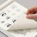 1pc Anime Character Line Art Drawing Book for Beginners - 48 Pages of Simple Hand-Drawn Outlines for Tracing & Practice Painting. 