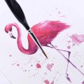 10Pcs Miniature Paint Brushes Detail Small Fine Tip Paintbrushes Micro Paint Brush Set Triangular Grip Handles Art Brushes. 