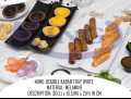 melamine double glage , kabab tray , double space. 
