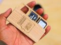 SD Card Case Wooden Memory Card Holder. 