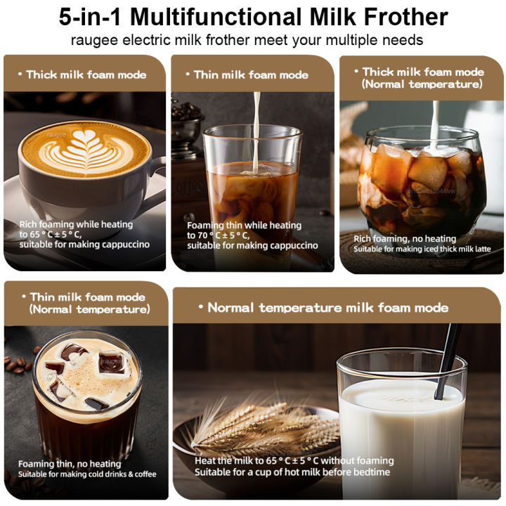 Electric%20Milk%20Frother%20Milk%20Foam%20Machine%20Automatic%20Milk%20Foamer%20for%20Coffee%20Cappuccino%20Latte%20Milk%205%20in%201%20Hot%20and%20Cold%20Milk%20Frother%20-%20Image%203