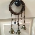 Witch Vine Ring Bell Door Handle Pendant Vine Wind Chime for Window Sill Hanging Home Decoration Wall Hanging Commemoration. 