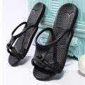 2024 Summer Women Folding Slippers Adults Portable Trip Travel Sandals Couples Indoor Soft Slides Men Beach Non-slip EVA Shoes. 