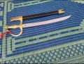 Handmade stainless steel Muslim sword used for home decor. 